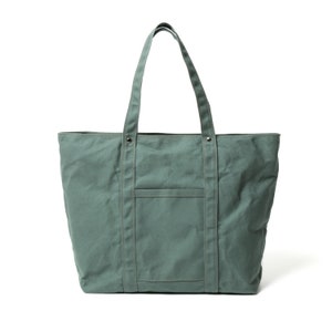 Travel Crossbody Zipper Canvas Tote Bag, Laptop Shoulder Bag, Waxed Canvas Water Resistant Messengers Bag 203 Tokyo Tote Amsterdam Green Bag Only