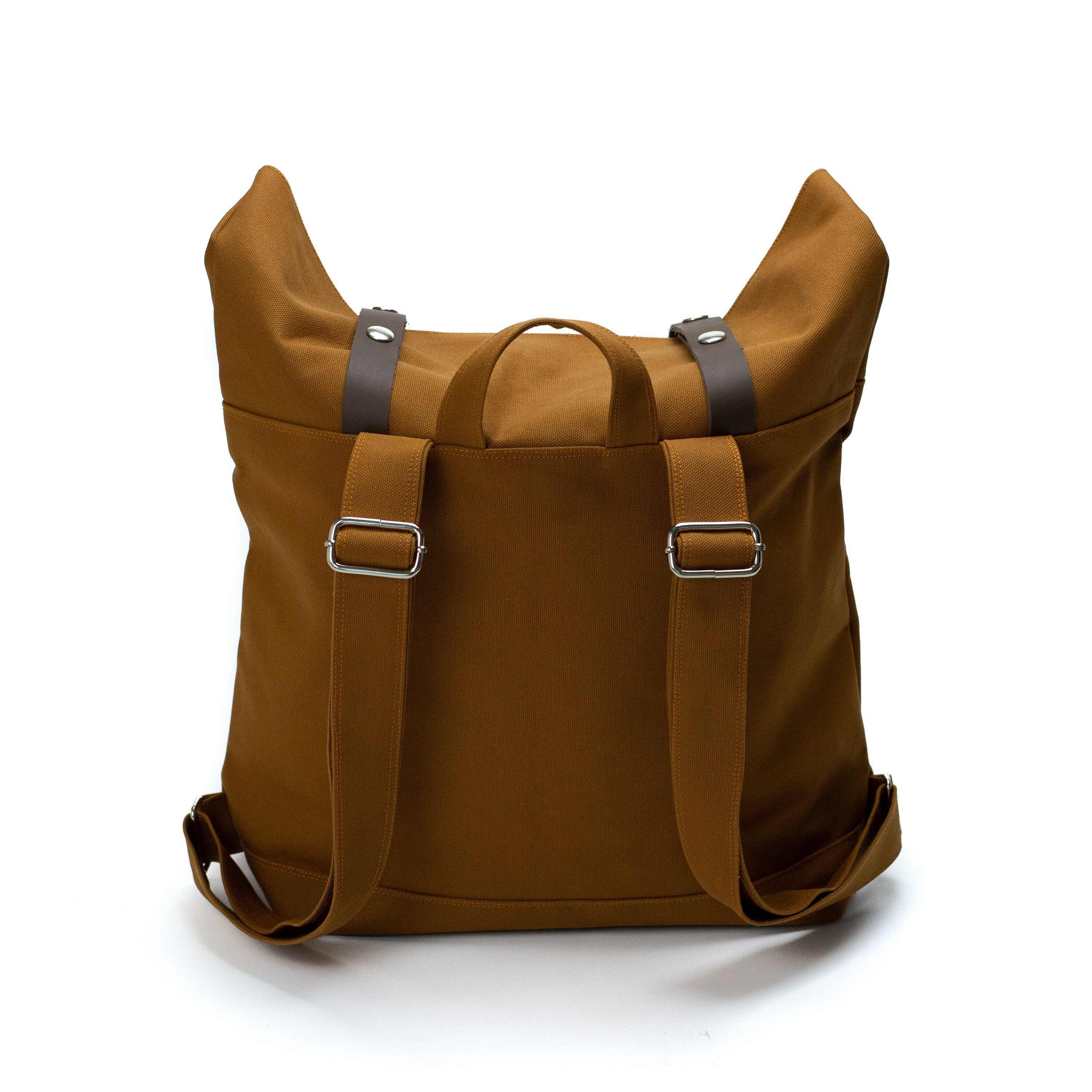cavas backpack with honey leather Honey Brown Waxed Canvas Roll Top Backpack: Leather Accent, Water Resistant  Backpacks Alison| 105