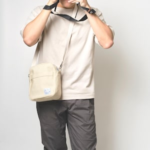 Unisex Kleine Messenger-Reisetasche aus Segeltuch, Reisen und überall hin mitnehmen, strapazierfähiges Futter, kleine Messenger, Koala 208