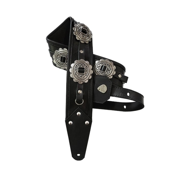 Heavy leather guitar straps deals
