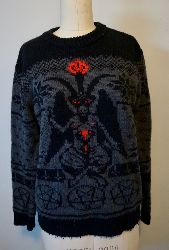 evil ugly christmas sweater