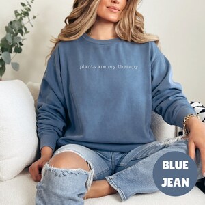 Plant Therapy Sweater, Gardening Sweater, Nature Lover Sweater, Gift for Her, Weekend Sweater, Plant Lover Sweater, Garden Vibes Sweater
