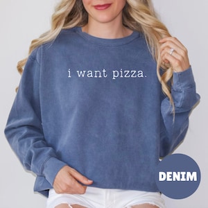 Pizza Lover Sweater, Foodie Sweater, Dinner Time Sweater, Gift for Her, Weekend Sweater, Food Sweater, Pizza LoverGift, Funny Pizza Sweater