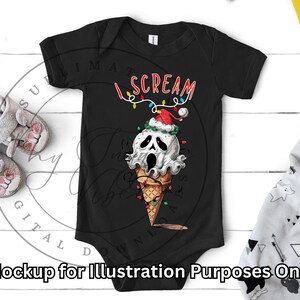 Spooky Ghost Ice Cream Clipart Whimsical Christmas Cone With Sprinkles ...