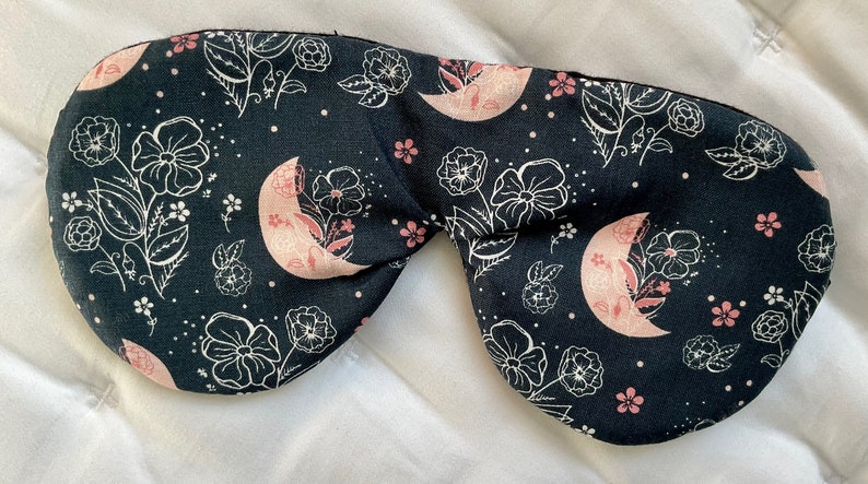 Certified Organic Cotton Sleep Eye Mask Meditation Mask Fully Adjustable image 2