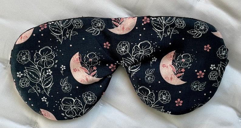 Certified Organic Cotton Sleep Eye Mask Meditation Mask Fully Adjustable image 3