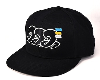 Deep Cut Embroidered Logo Snapback Hat