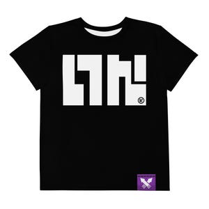 Youth SquidForce Black Tee! Splatoon-Inspired T-Shirt for Cosplay or School!
