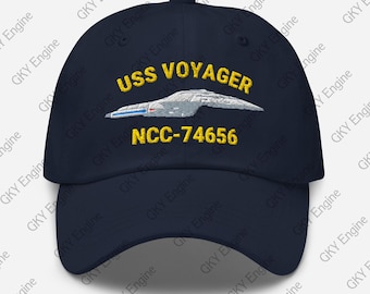 Gorra de papá USS Voyager NCC-74656 - Gorra de barco bordada