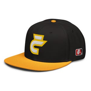 Urchins Cap (Yellow) Embroidered Snapback Hat