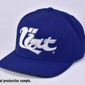 Streetstyle Cap Embroidered Snapback Hat Royal Blue