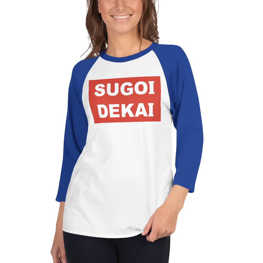 Sugoi Dekai 3/4 Sleeve Raglan Shirt Uzaki-chan Inspired Cosplay
