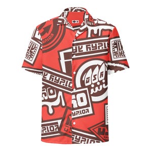 Zekko Logo Aloha/Hawaiian Shirt Team Pink Cosplay