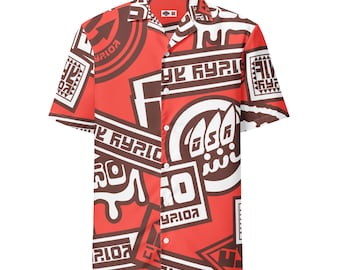 Zekko Logo Aloha/Hawaiian Shirt Team Pink Cosplay