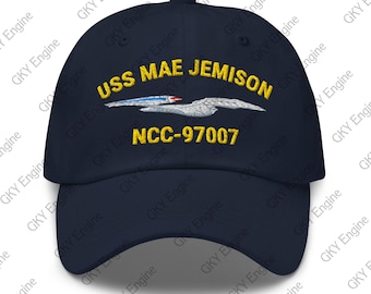 Personalized Odyssey Class Starship Dad Hat Your Ship Name, Your Hull Number!