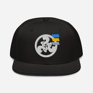 Deep Cut/Splatfest Circle Logo (Silver) Embroidered Snapback Hat Splatoon-Inspired