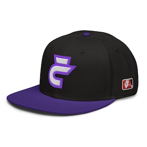 Urchins Cap (Purple) Embroidered Snapback Hat