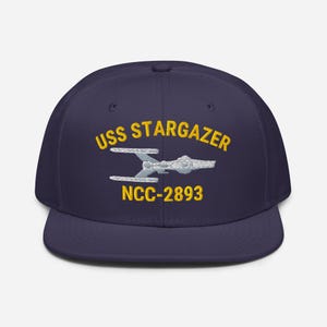 Cappellino snapback USS Stargazer NCC-2893 Starship