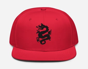 Gorra snapback bordada con el dragón Jinx