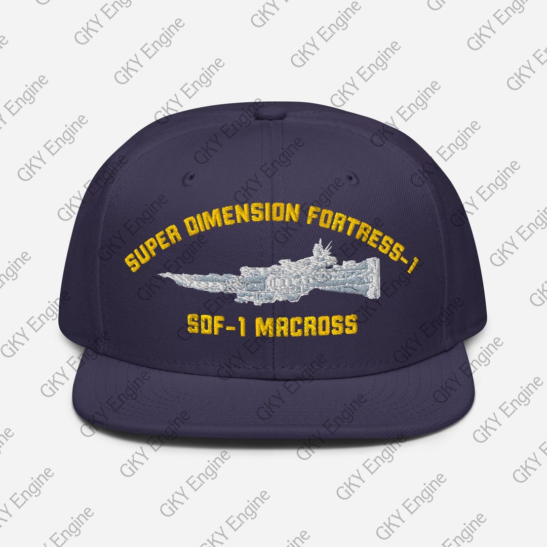 Sdfd Hat SDF-1 Navy Ship Snapback Hat U.n.spacy Super Dimension Fortress Sci-fi ...