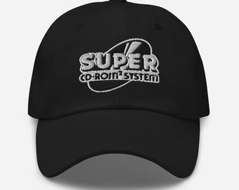 PCE Super CD-ROM2 Format Retro Gamer Dad Hat