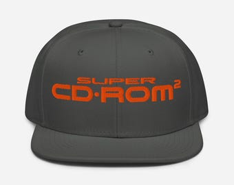 HE System Super CD-ROM2 Retro Gamer Snapback Hat