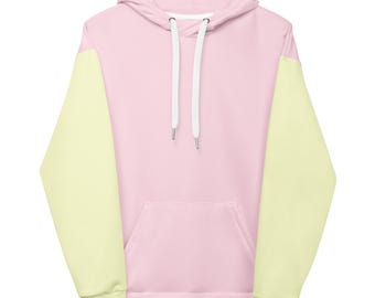 Pearl's "Pearlescent" Hoodie in Pink and Cream, Unisex Fit Cosplay