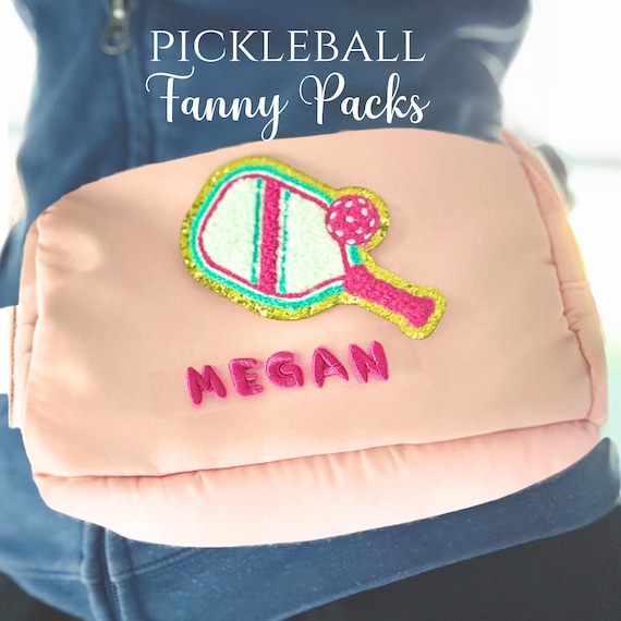 Custom pickleball bag personalized fanny pack for sport lover team gift for coach pickleball player gift for women pickleball partner gift