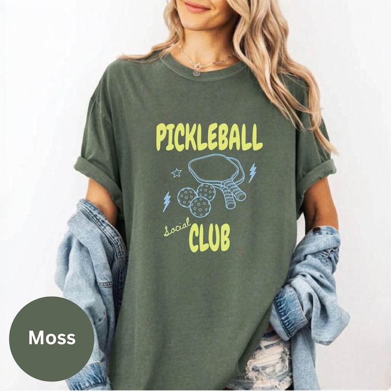 Pickleball Social Club Retro T-shirt, Sporty Paddle Graphic Tee - Etsy