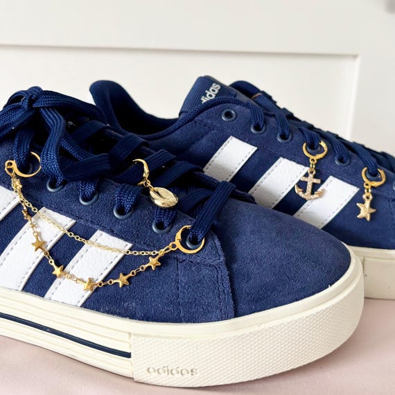 Nautical Shoe Charm Summer Coastal Clip Anchor Design Seaside Shoe Accessories Starfish Detail Ocean Charm set Accessory Boat shoelace