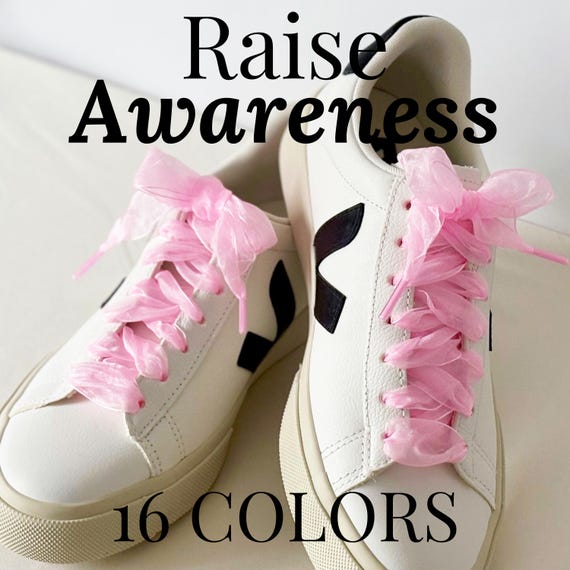 Awareness Month Cancer Fundraiser 5K Fundraising Walk Breast Cancer Awareness Mental Health Awareness Heart Awareness Autism Month Shoelaces