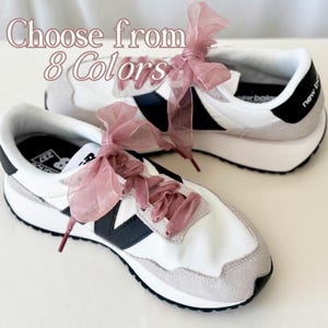 Satin Shoe laces Shoe Strings for Sneakers Laces for Shoes Cute Shoe laces Fashion Shoe accessories Ribbon shoe laces for wedding sneakers