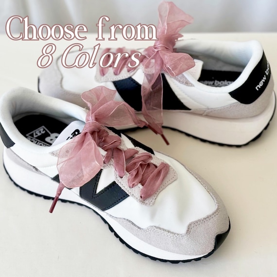 Satin Shoe laces Shoe Strings for Sneakers Laces for Shoes Cute Shoe laces Fashion Shoe accessories Ribbon shoe laces for wedding sneakers