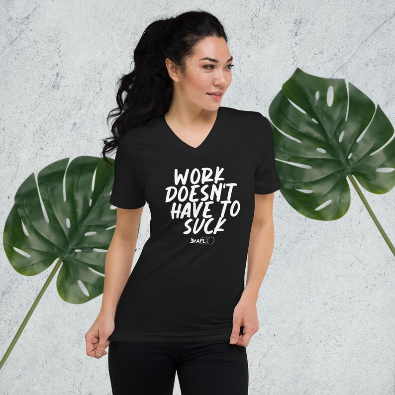 Unisex Short Sleeve V-neck T-shirt - Etsy