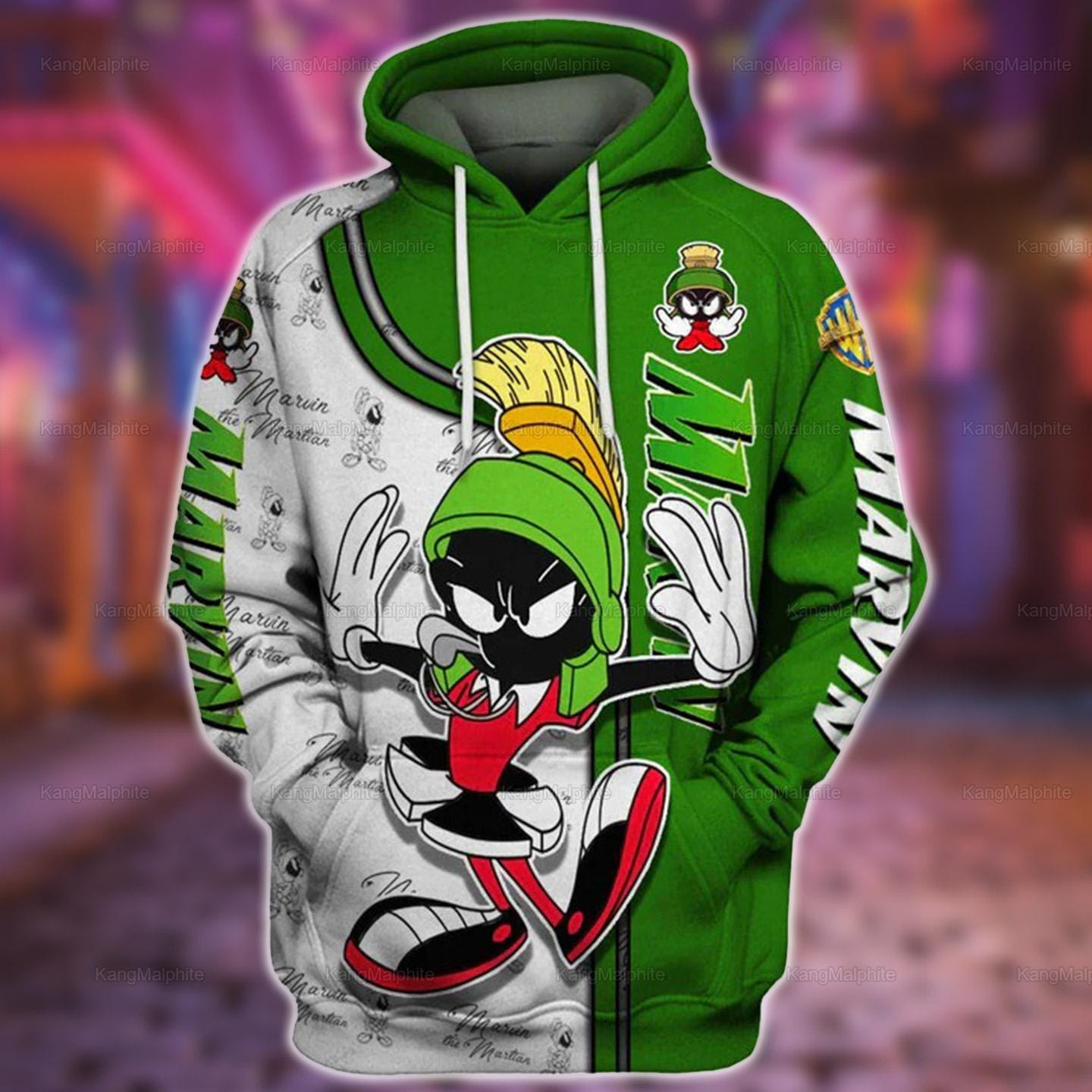 Marvin the Martian Zip Hoodie Etsy Canada