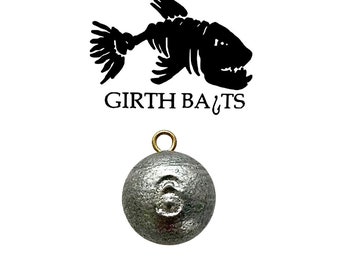 6oz Cannonball Sinkers (10 Pack) Lead Fishing weight Free Shipping Made in the USA