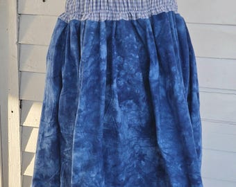 Blue Sundress, tie strap dress, summer dress, tiered dress, elastic, green, blue sundress, dress, women dress, sundress, gingham