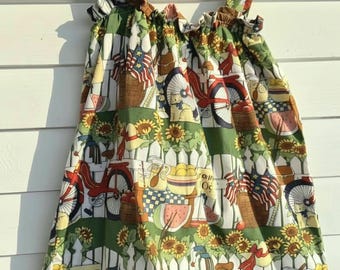 Picnic Tank Top, shirt, tie top, shirt, cotton top, red, green, top, no sleeves, cotton, gingham, tank top, summer