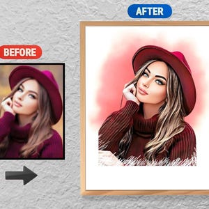 Own Cartoon Portrait From Photo Social Media Profile Picture Cartoon Selfie Personalized Portrait From Photo Cartoon Logo Digital Download