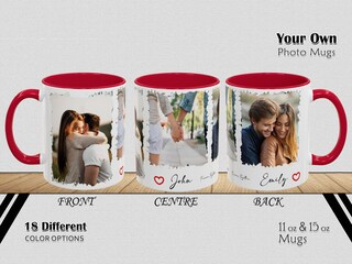Tazza Personalizzata Con Foto E Testo - Ceramica Stampa Fotografica, Regalo Unico, Lavabile In Lavastoviglie