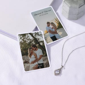 Custom Wedding Guest Book Playing Cards - Wedding Gift, Personalized Photo Playing Cards Wedding Guest Book Alternative Bridal Shower Favors
