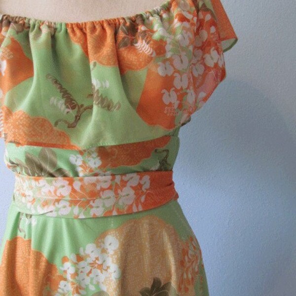 My Latest Leslie Fay Vintage 1970s Day Dress