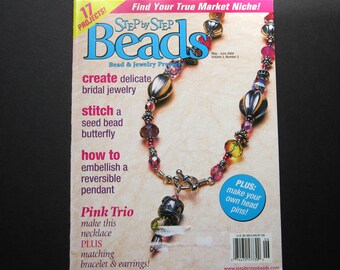 Bead Magazine, Step by Step Beads, May/June 2004, Vintage Used Magazine