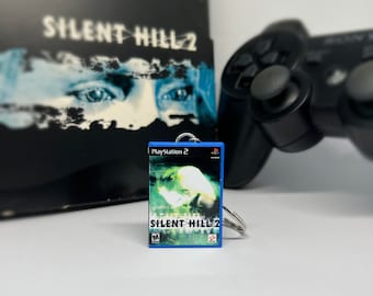 Silent Hill 2 personalised mini keychain for PS2, a perfect gamer gift