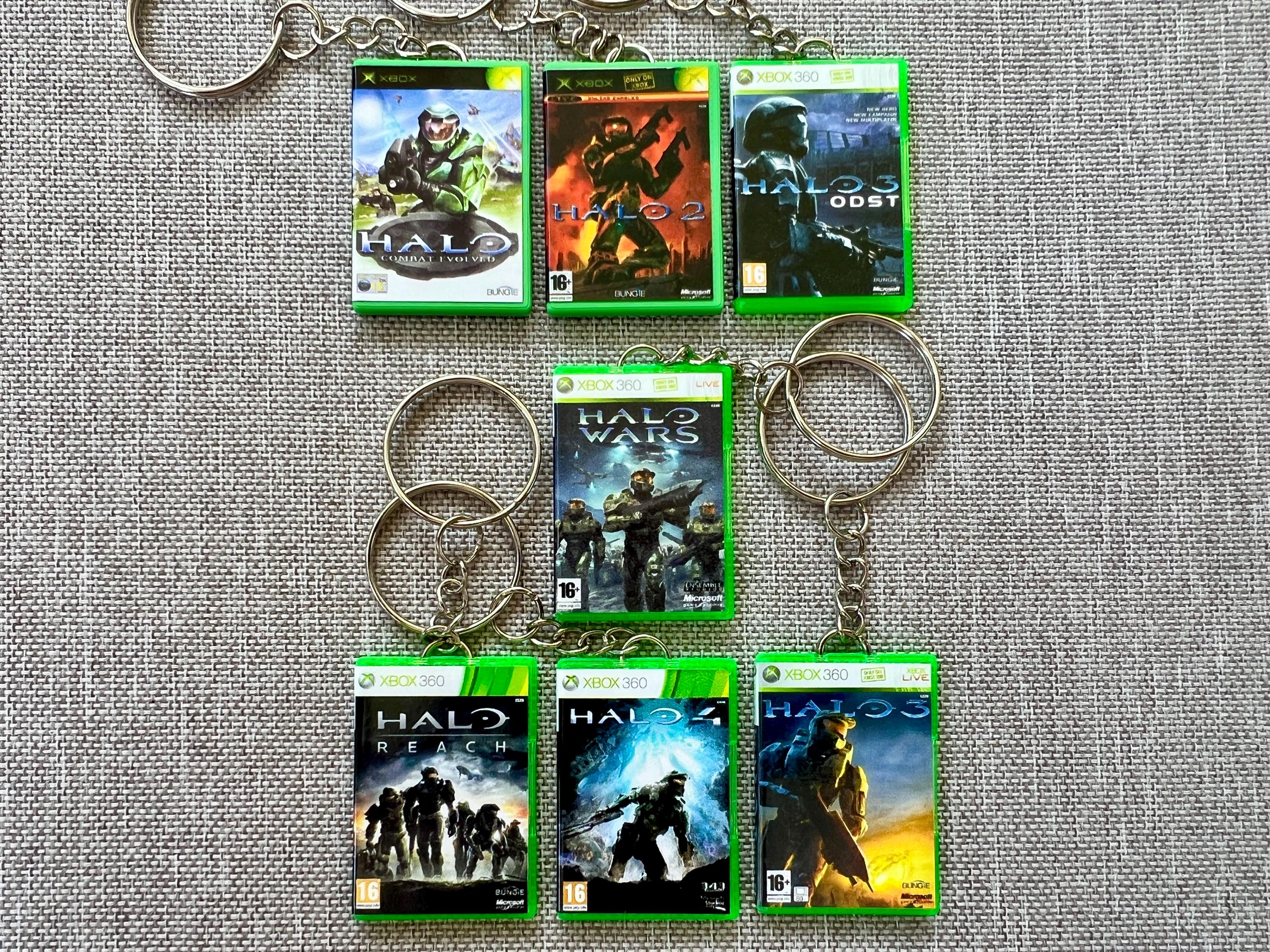 xbox HALO 激レア アイテム ペーパークラフト フィギュア キーホルダー Xbox 360 Halo Personalized Mini Game Keychain, Handmade 3D Printed