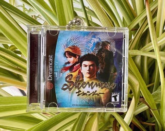 Shenmue NFC Keychain mini CD game Handmade Sega Dreamcast Gamer Gift