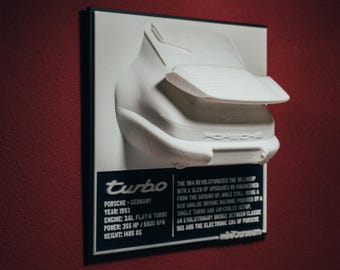 Porsche 911 Turbo | 964 | 3D Car Print | Art Print | Wall Decor