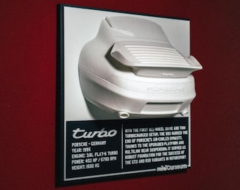 Porsche 911 Turbo | 993 | 3D Car Print | Art Print | Wall Decor