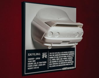 Nissan Skyline R32 GTR | 3D Car Print | Art Print | Wall Decor