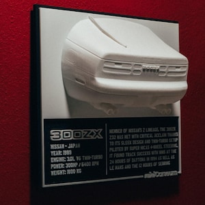 Nissan 300ZX | 3D Car Print | Art Print | Wall Decor